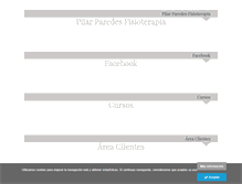 Tablet Screenshot of pilarparedes.com